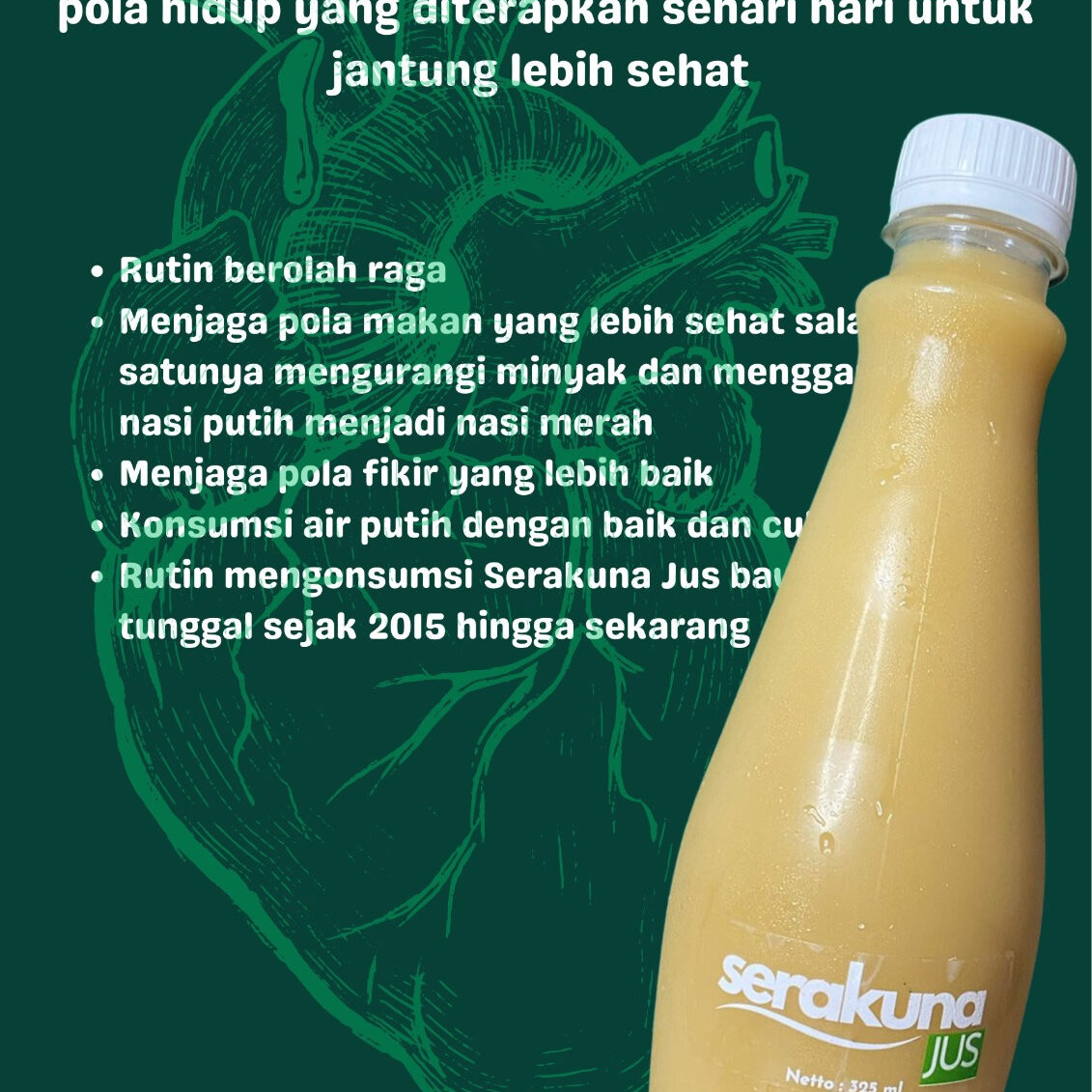 Jual Serakuna Jus Obat Herbal Alami - Tips Jantung Sehat - Lebih Hemat Cepat Mudah Murah - JUS BAWANG PUTIH TUNGGAL LANANG